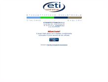 Tablet Screenshot of etiservice.it